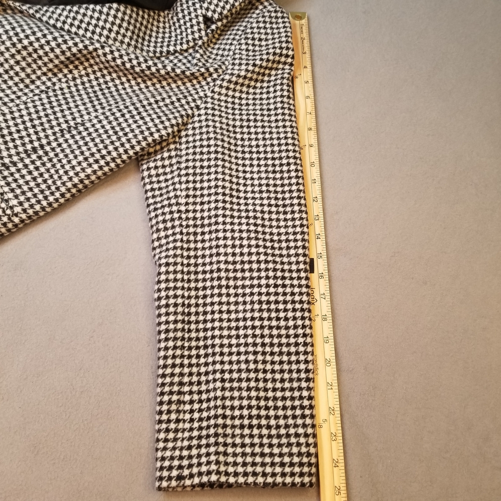 Chadwicks Wool Black and White Houndstooth Fully Lined Size 20 Women's Blazer - Picture 4 of 12